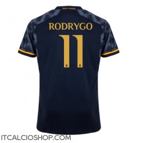 Real Madrid Rodrygo Goes #11 Seconda Maglia 2023-24 Manica Corta